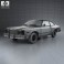Plymouth Volare coupe 1977 3d model