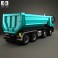 Iveco Trakker Tipper Truck 2013 3d model
