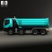 Iveco Trakker Tipper Truck 2013 3d model