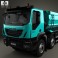 Iveco Trakker Tipper Truck 2013 3d model