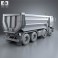 Iveco Trakker Tipper Truck 2013 3d model