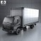 Mitsubishi Fuso Box Truck 2013 3d model