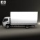 Mitsubishi Fuso Box Truck 2013 3d model