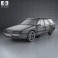 Citroen XM Break 1989 3d model
