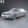 Jaguar XJ (X358) 2007 3d model