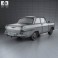 Opel Rekord (P2) 2-door sedan 1960 3d model