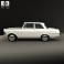 Opel Rekord (P2) 2-door sedan 1960 3d model