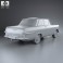 Opel Rekord (P2) 2-door sedan 1960 3d model