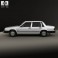 Volvo 744 sedan 1985 3d model
