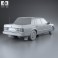 Volvo 744 sedan 1985 3d model