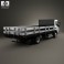 Mitsubishi Fuso Flatbed Truck 2013 3d model