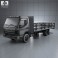 Mitsubishi Fuso Flatbed Truck 2013 3d model
