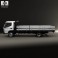 Mitsubishi Fuso Flatbed Truck 2013 3d model