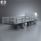 Mitsubishi Fuso Flatbed Truck 2013 3d model