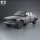 Peugeot 305 sedan 1977 3d model