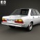 Peugeot 305 sedan 1977 3d model