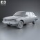 Peugeot 305 sedan 1977 3d model