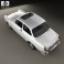 Volkswagen Type 3 (1600) sedan 1965 3d model