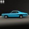 Dodge Demon 340 1972 3d model