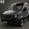 Mercedes-Benz Sprinter Drop Side Single Cab 2013 3d model