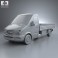 Mercedes-Benz Sprinter Drop Side Single Cab 2013 3d model