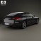 Porsche Panamera Turbo 2014 3d model