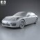 Porsche Panamera Turbo 2014 3d model