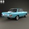 Opel Rekord (A) 2-door sedan 1963 3d model