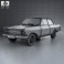 Opel Rekord (A) 2-door sedan 1963 3d model