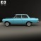 Opel Rekord (A) 2-door sedan 1963 3d model