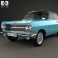 Opel Rekord (A) 2-door sedan 1963 3d model