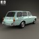 Volkswagen Type 3 (1600) variant 1965 3d model