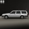 Volvo 745 kombi 1985 US 3d model