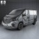 Opel Vivaro Passenger Van 2014 3d model