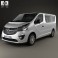 Opel Vivaro Passenger Van 2014 3d model
