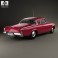 Studebaker Champion (Commander) Starlight Coupe 1953 3d model