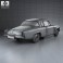 Studebaker Champion (Commander) Starlight Coupe 1953 3d model