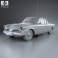 Studebaker Champion (Commander) Starlight Coupe 1953 3d model