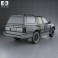 Toyota 4Runner 1992 3d model