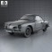 Volkswagen Karmann Ghia 1955 3d model