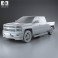 Chevrolet Silverado Crew Cab High Country 2014 3d model