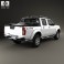 Nissan Navara (NP300) Double Cab Hardbody Silver 2013 3d model