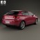 Qoros 3 hatchback 2014 3d model