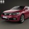 Qoros 3 hatchback 2014 3d model