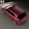 Qoros 3 hatchback 2014 3d model
