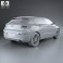 Qoros 3 hatchback 2014 3d model