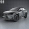 Lexus NX F Sport 2014 3d model