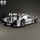 Porsche 919 Hybrid 2014 3d model