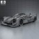 Porsche 919 Hybrid 2014 3d model