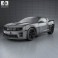 Chevrolet Camaro ZL1 convertible 2014 3d model